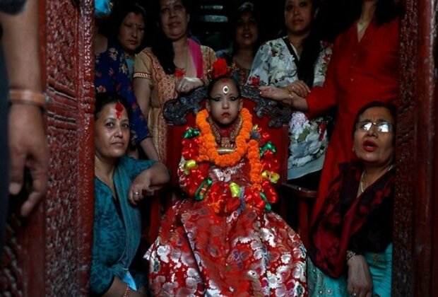 Nepal's living deities tour around city