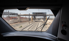 View from inside an SNIM locomotive