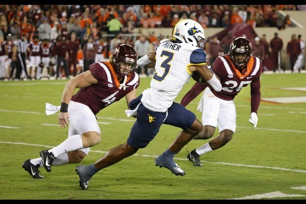 West Virginia pulls away for win at Virginia Tech