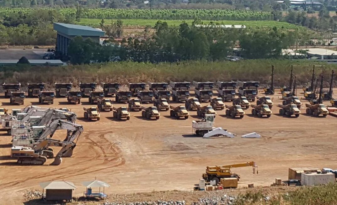 Chatree's mining fleet demobilised, December 31, 2016. Source: Kingsgate.