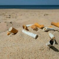 Cigarette filters do nothing for smokers' health and just create plastic pollution - they should be banned