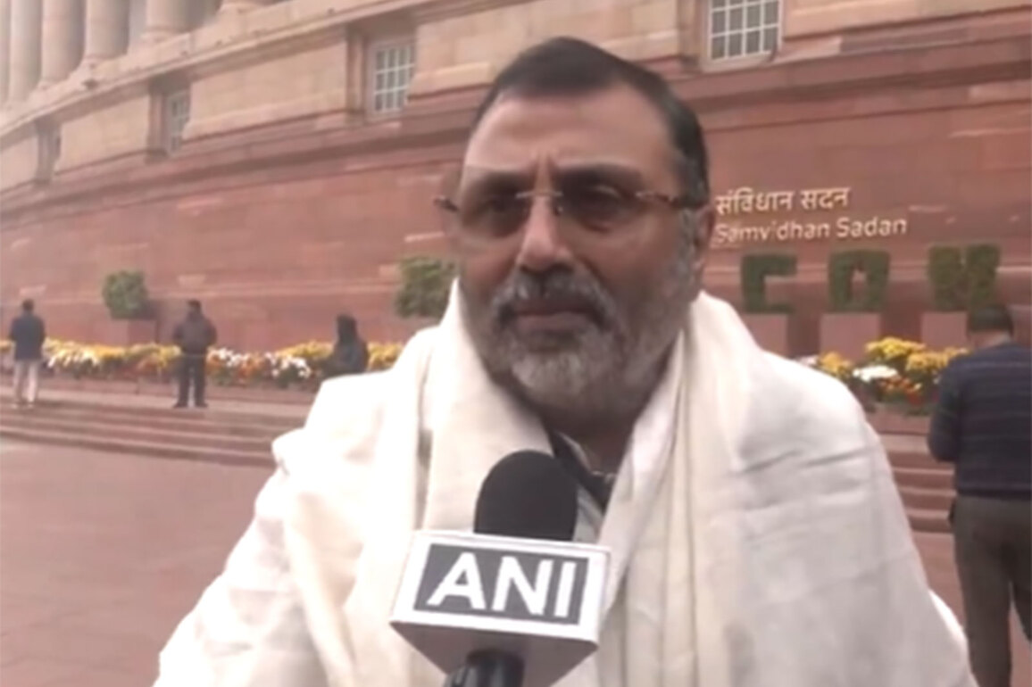 BJP MP Nishikant Dubey slams Opposition MPs over House conduct, calls it "shameful"