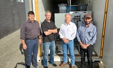  MGX CEO Jared Lazerson, right, pictured with PurLucid and Eureka Resources representatives