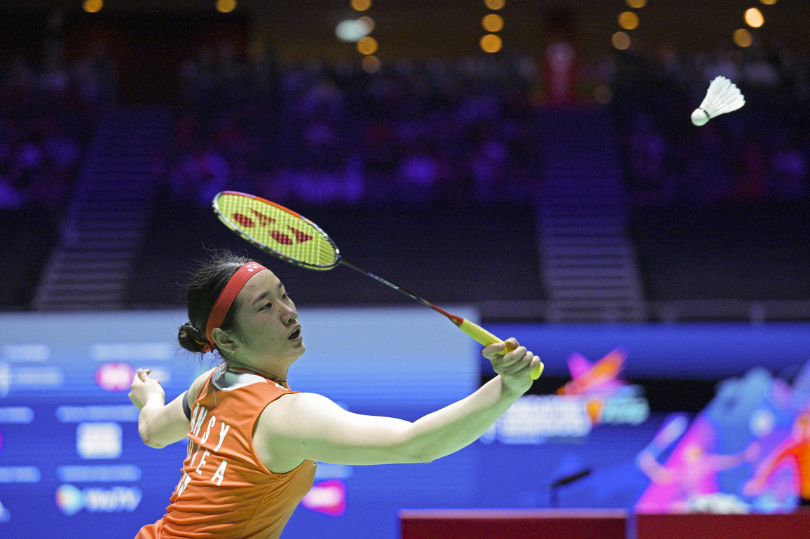 (SP)SINGAPORE-BADMINTON-SINGAPORE OPEN-WOMEN'S SINGLES-FINAL