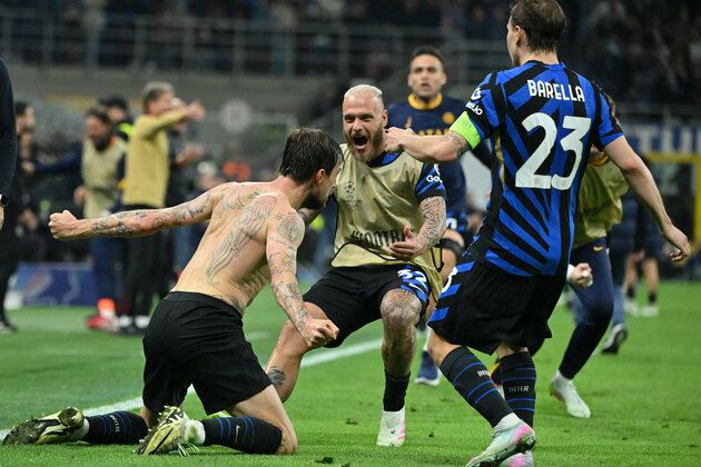 (SP)ITALY-MILAN-FOOTBALL-UEFA CHAMPIONS LEAGUE-INTER MILAN VS BARCELONA