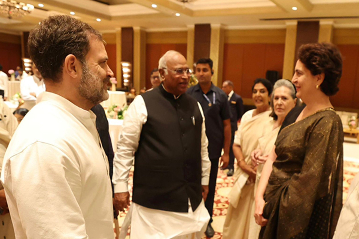 Congress hosts INDIA bloc dinner in Delhi, Opposition leaders reaffirm unity