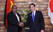 The PNG and Japan PMs at their meeting