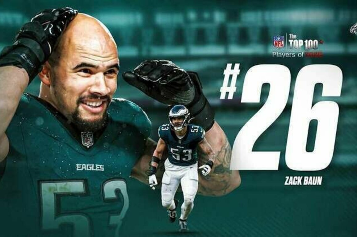 Zack Baun ranked No. 26 in NFL's Top 100 Players of 2025
