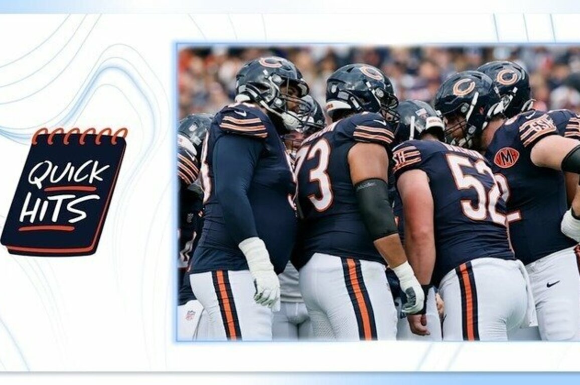 Bears coach Ben Johnson praises offensive line