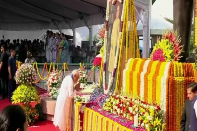 PM Modi pays tribute to BR Ambedkar on his 135th birth anniversary at Prerna Sthal