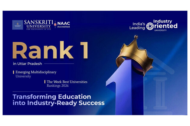 Uttar Pradesh Gets Its Academic Champion as Sanskriti University Secures Rank 1 Among Emerging Multidisciplinary Universities