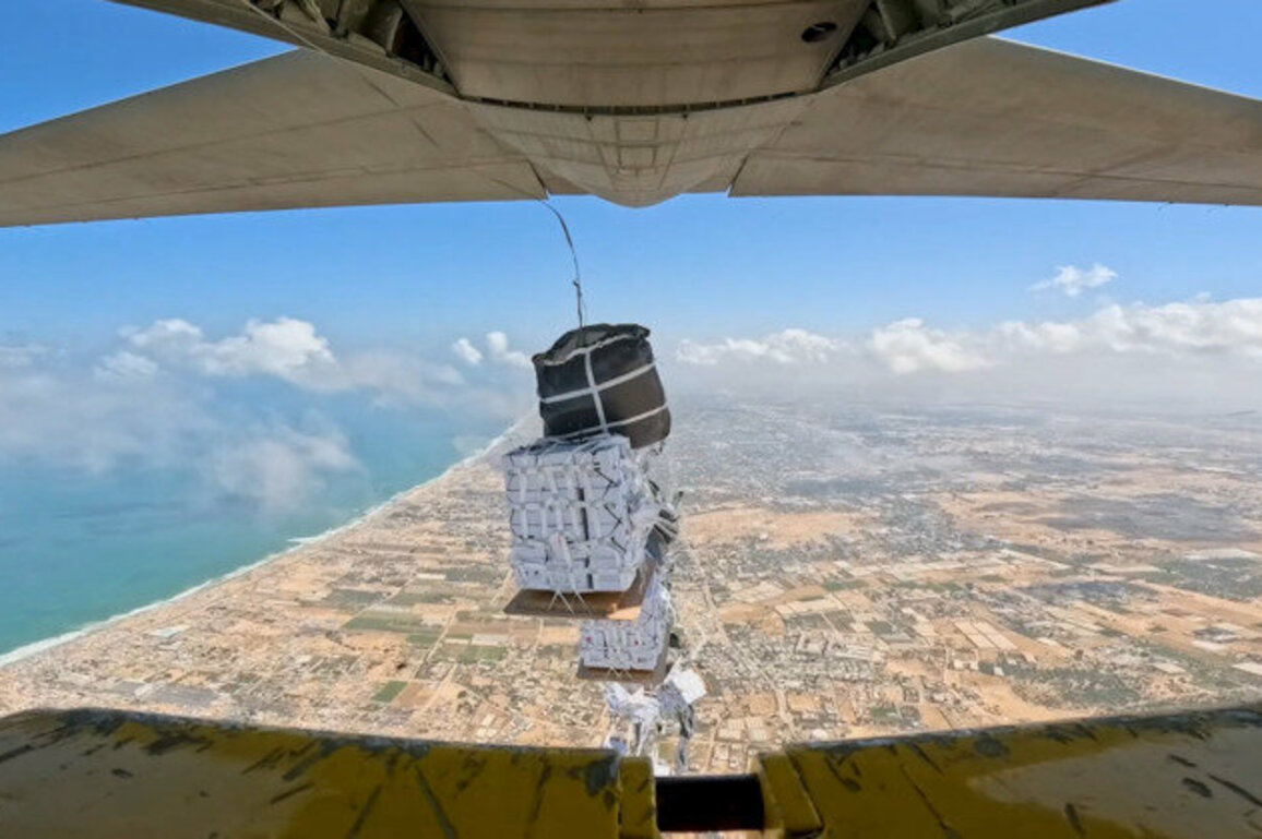 UAE conducts 81st airdrop of aid over Gaza Strip