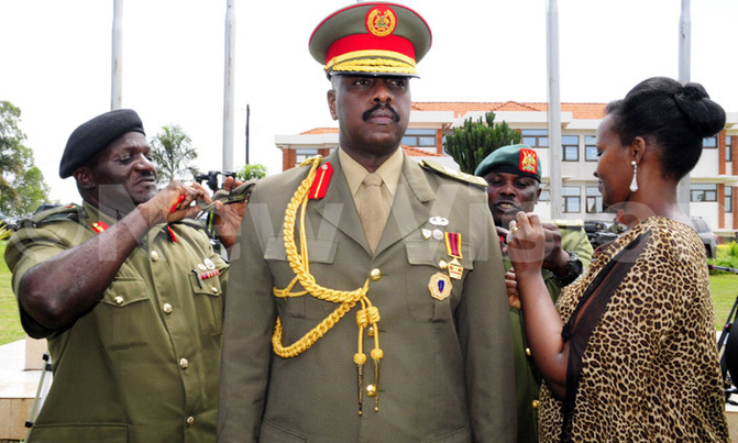 Promoted army officers decorated Promoted army officers decorated