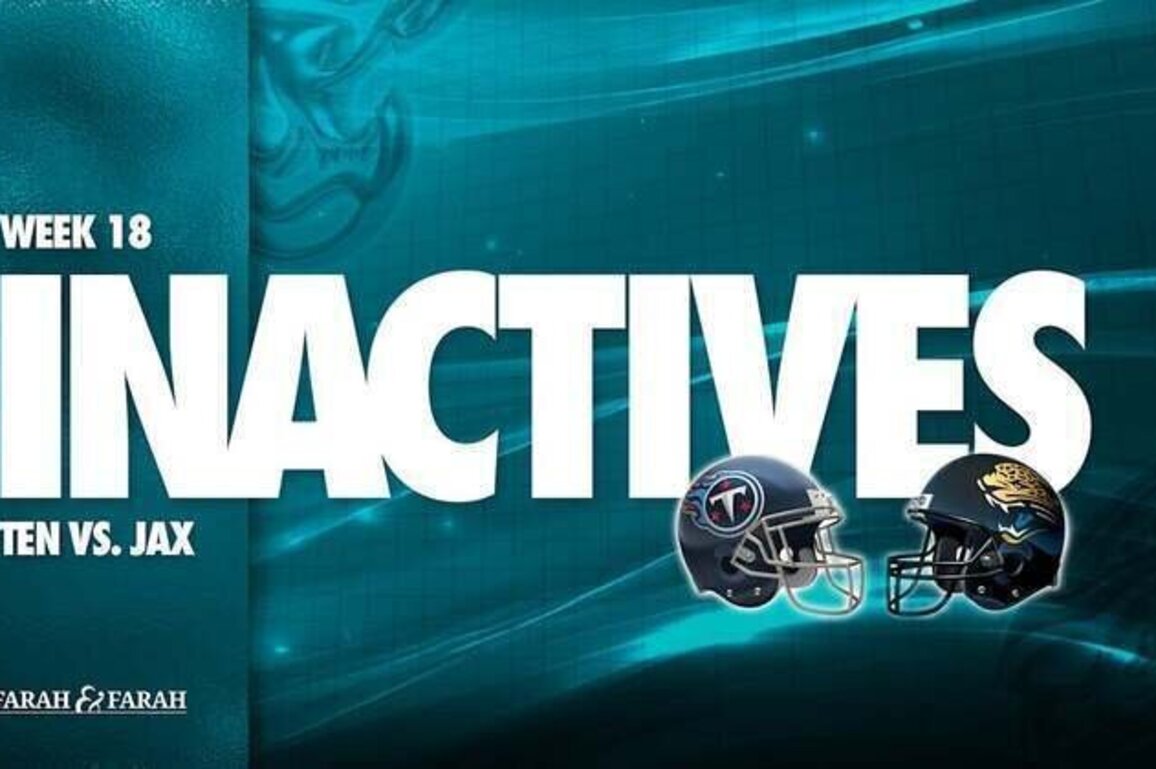 In and Out, 2025 Week 18: Patrick Mekari and Five Others Are Inactive