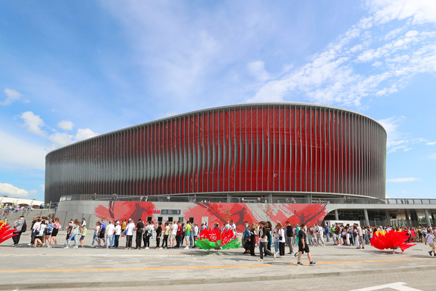BELARUS-MINSK-CHINA-FOOTBALL STADIUM-OPEN