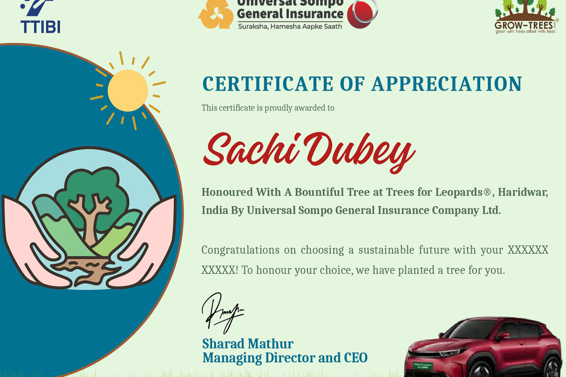 Universal Sompo General Insurance Drives Green Mobility with 'One Policy, One Tree' Initiative