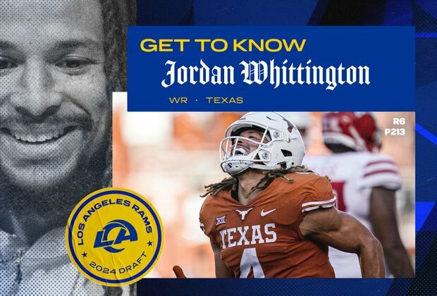 Get to know Texas WR Jordan Whittington | Pick 213