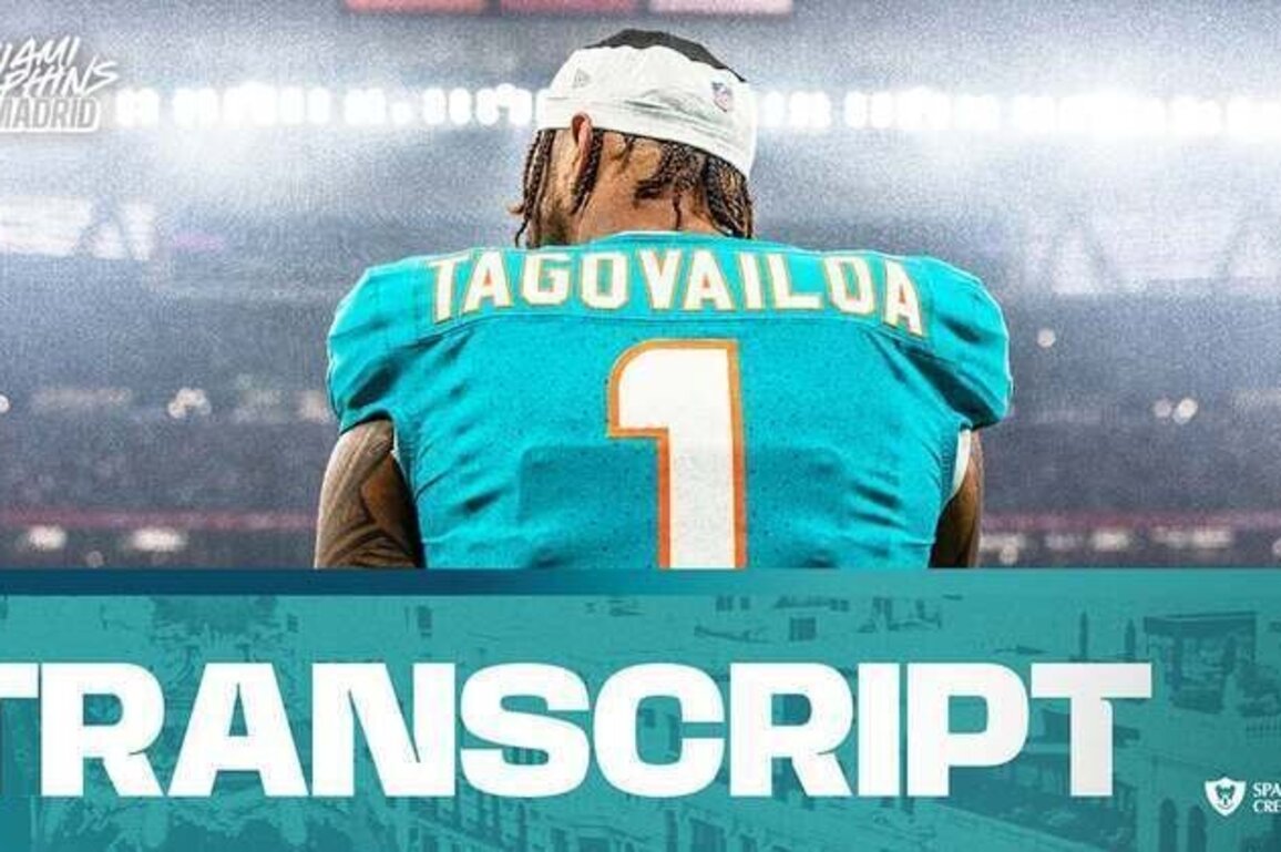 Transcript: Tua Tagovailoa's Postgame Media Availability - Nov 16