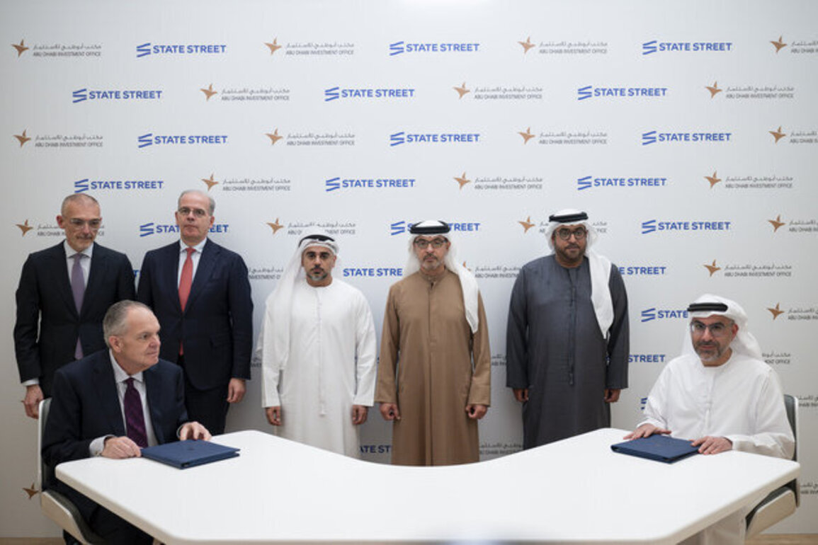Hazza bin Zayed witnesses ADIO agreement with global asset management firm State Street to establish operations centre in Al Ain Region, creating 300+ jobs