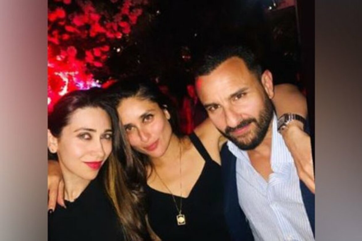 Kareena, Saif step out for family dinner with Karsma Kapoor, pics go viral