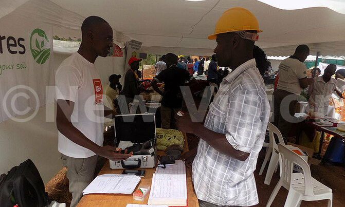 Farmers trained in proper seed management Farmers trained in proper seed management