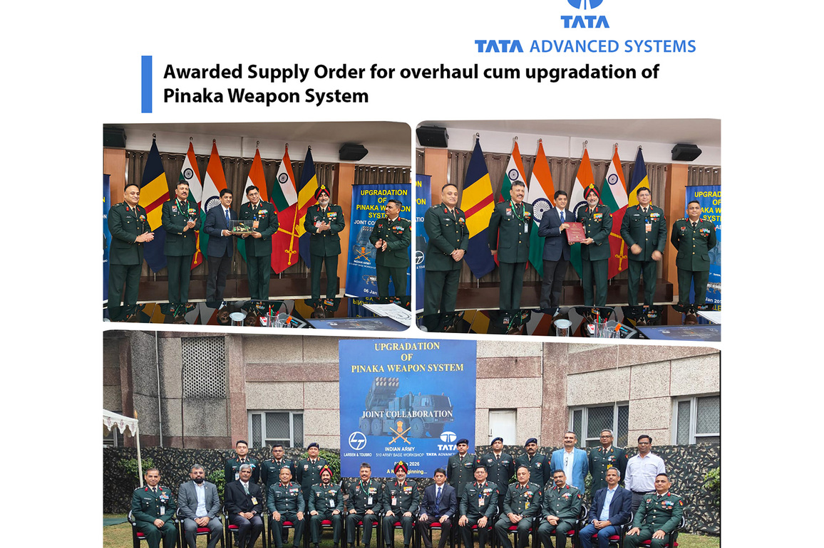 Tata Advanced Systems gets supply order for overhaul cum upgradation of Pinaka weapon system from Indian Army
