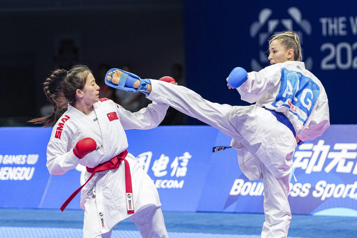 (SP)CHINA-CHENGDU-THE WORLD GAMES 2025-KARATE-WOMEN-KUMITE -50KG POOL ROUND(CN)