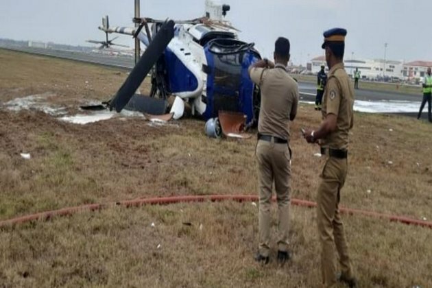 Kerala: Coast Guard ALH Dhruv chopper meets with accident in Kochi, crew safe