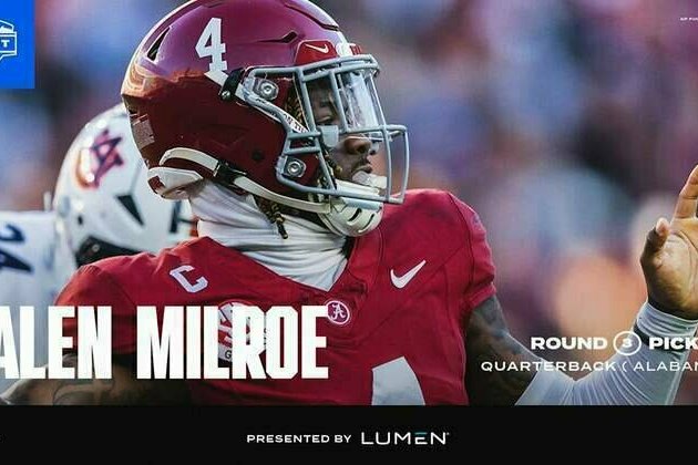 Seahawks Select Quarterback Jalen Milroe With 92nd Overall Pick