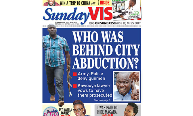 In Sunday Vision: I was offered sh4m to hide Magara In Sunday Vision: I was offered sh4m to hide Magara