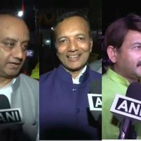 BJP MPs hail CP Radhakrishnan's victory in Vice Presidential polls, call it "historic"