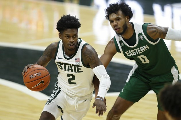 Michigan State holds off Detroit Mercy