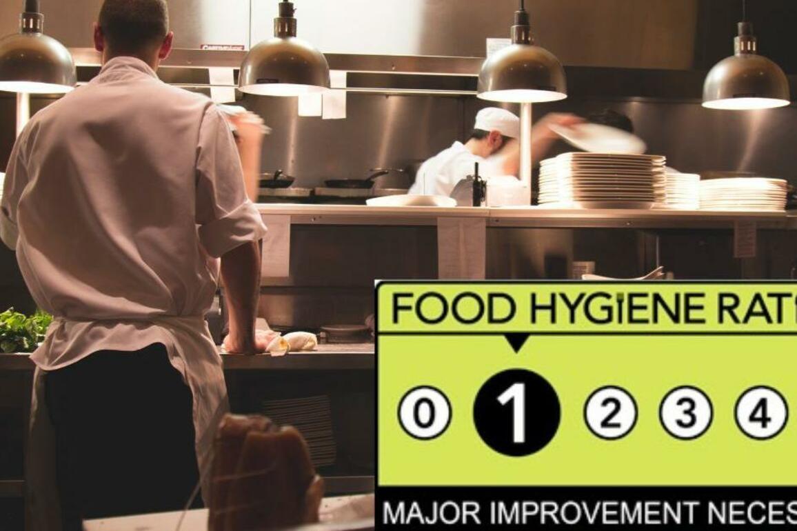 Carmarthenshire businesses with a food hygiene rating of one