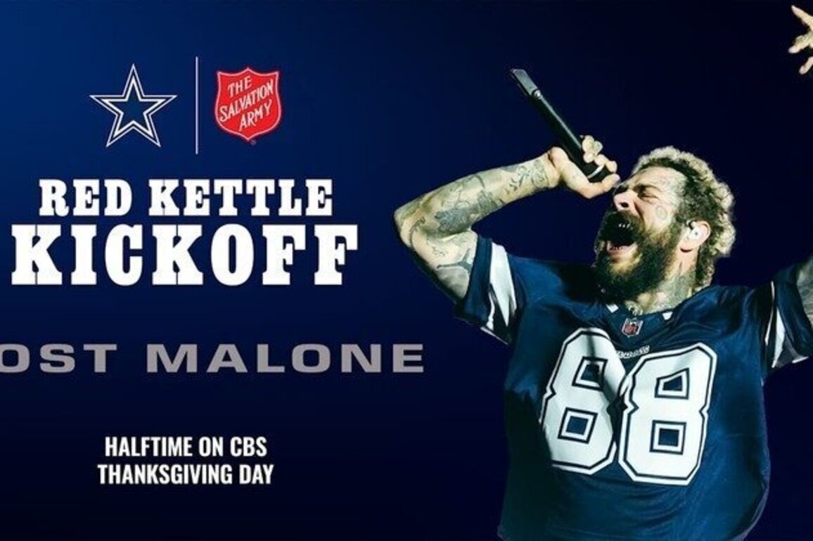 Post Malone to perform annual Thanksgiving halftime show
