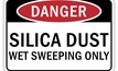 Silica hazard chemical warning sign. Photo: Gobigo / Shutterstock