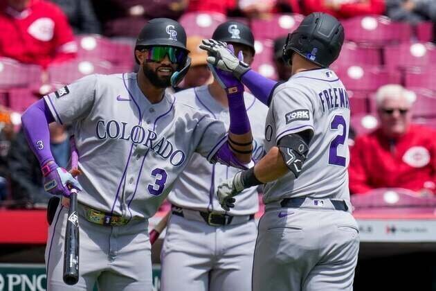 Reds rally to beat Rockies, off to be start since '06