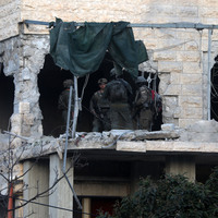 MIDEAST-HEBRON-ISRAEL-HOME-BLOWING UP