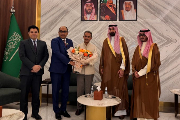 MoS Kirti Vardhan Singh arrives in Saudi Arabia for bilateral visit