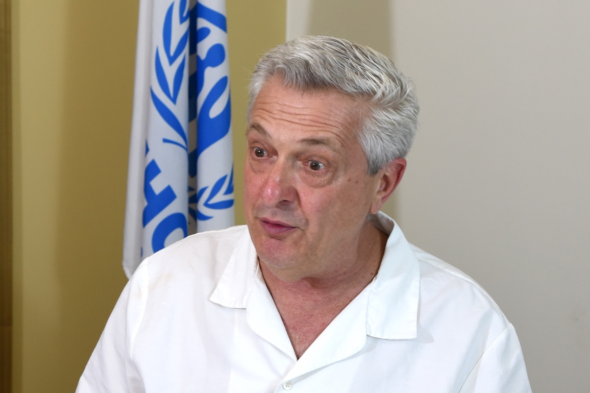 SYRIA-DAMASCUS-UN-REFUGEE CHIEF-PRESS BRIEFING