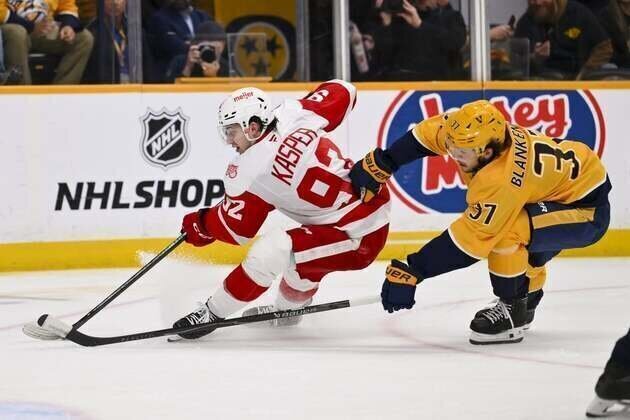 Red Wings chase complete effort in return home vs. Knights