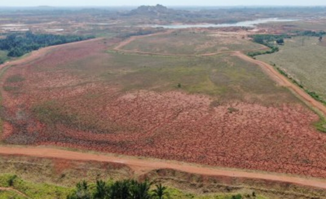 Barragem de rejeitos de cassiterita de cooperativa em RO