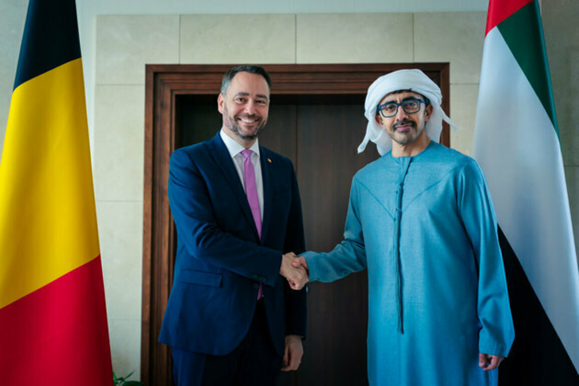 Abdullah bin Zayed receives Belgium's Deputy Prime Minister and Minister of Foreign Affairs