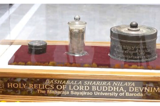 Devnimori Buddha relics depart from Delhi for first-ever international exposition in Sri Lanka