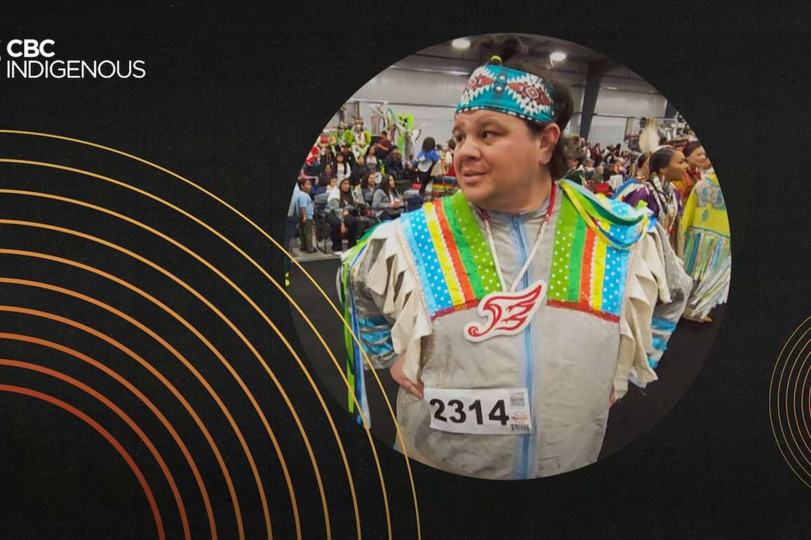 He's learning to dance powwow and it led to much more