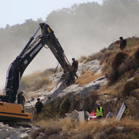 MIDEAST-RAMALLAH-DEMOLITION
