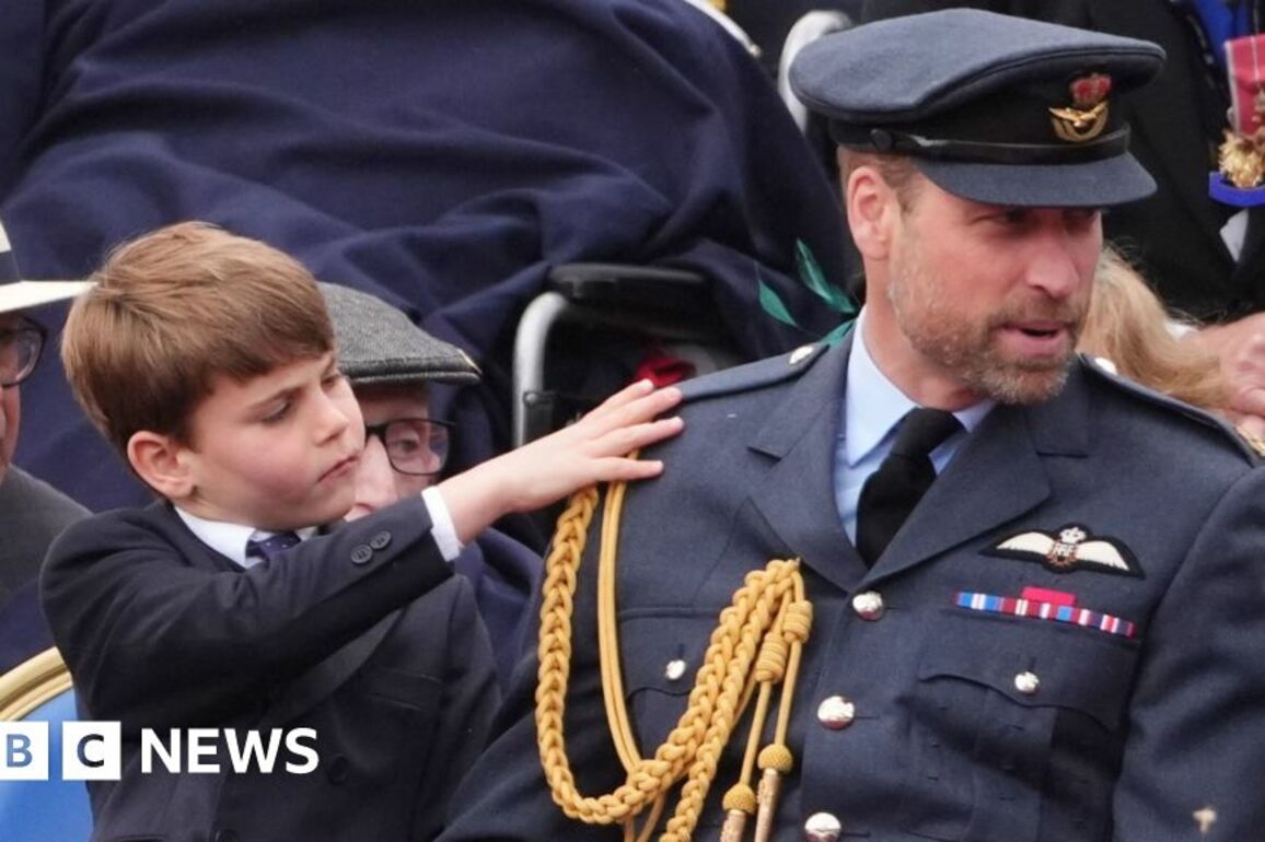 Watch- Prince Louis steals the show as royals mark VE Day