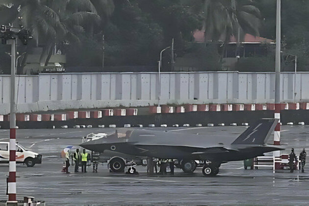 British F-35 jet grounded in southern India