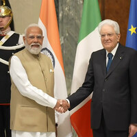 PM Modi holds delegation-level meeting with Italian President Sergio Mattarella