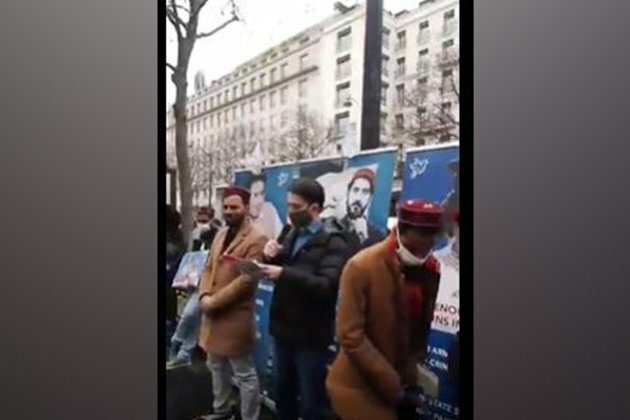 PTM hold protest outside Pakistan Embassy in Paris