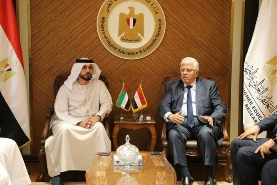 Khalifa bin Mohammed, Egypt's Higher Education Minister discuss opening of Alexandria University campus in Abu Dhabi